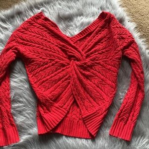 Red sweater